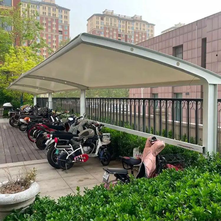 株洲膜结构电动车棚